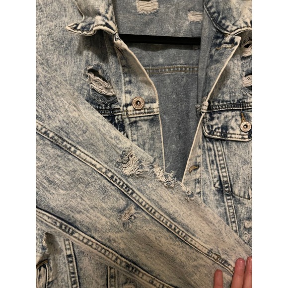 CANTON WALKER| WOMENS JEAN JACKET| SIZE‎ MEDIUM - Picture 8 of 10